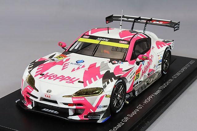 Spark Hoppy Schatz GR Supra GT HOPPY Team TSUCHIYA 2023 Super GT GT300 Fuugo Nonaka 1/43 #25 Suganami/Seita