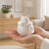 Talos 3D Printed Cat Teacup, Cute Coffee Cup, Figurine Mugs, Holiday and Birthday Gift for Milk Tea Lovers