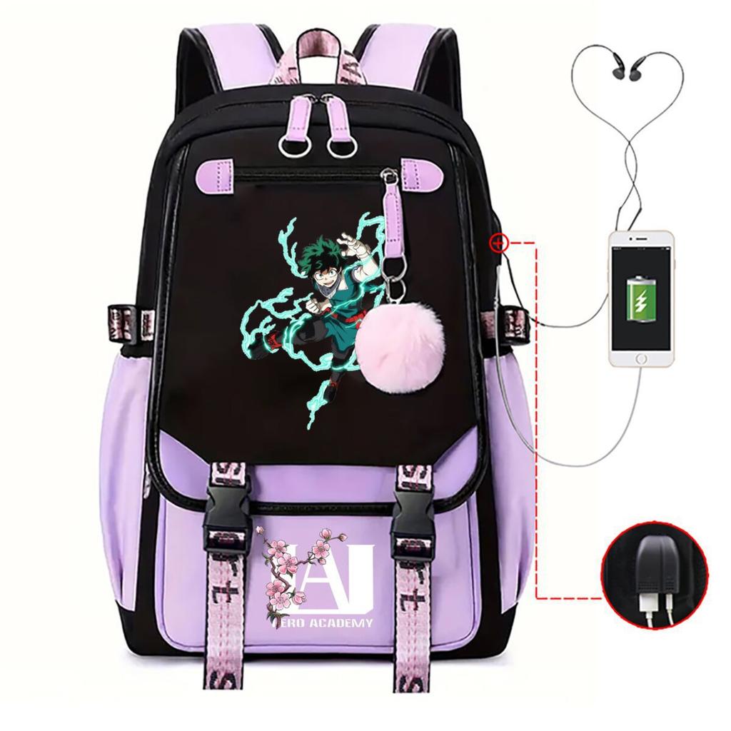 Подростковый тренд анимационный школьный рюкзак корейская версия рюкзак мужской новый контрастный цвет простой ученик средней школы рюкзак