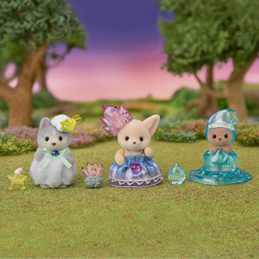 Sylvanian Families Doll [Fairy Forest Mysterious Baby Set] F-44 ST Mark Certified, Ages 3 and Up, Toy Dollhouse, Sylvanian Families, Epoch
