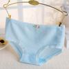 Трусики ярких цветов для девочек, дышащее детское нижнее белье, трусы для детей 8–16 лет