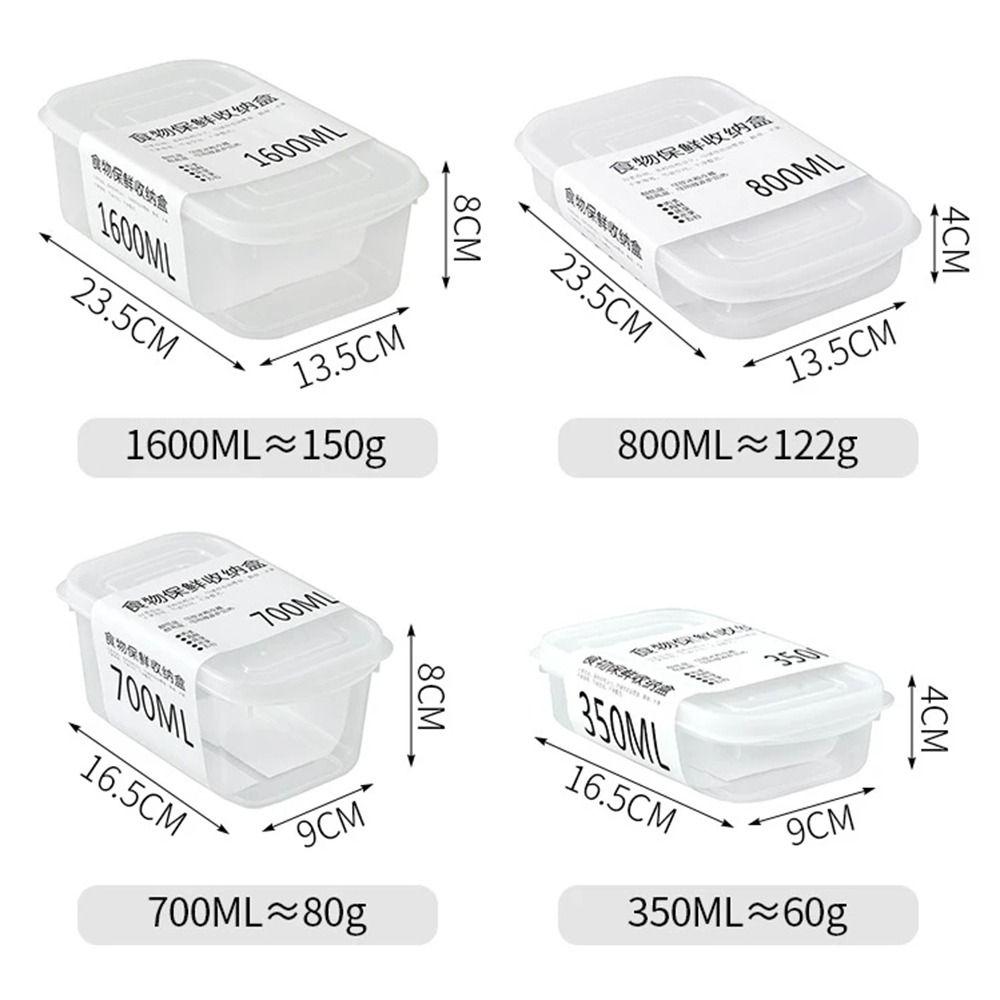 1Pcs Fooding Sorting Fridge Food Storage Crisper Frozen Meat Fresh Divided Organizer