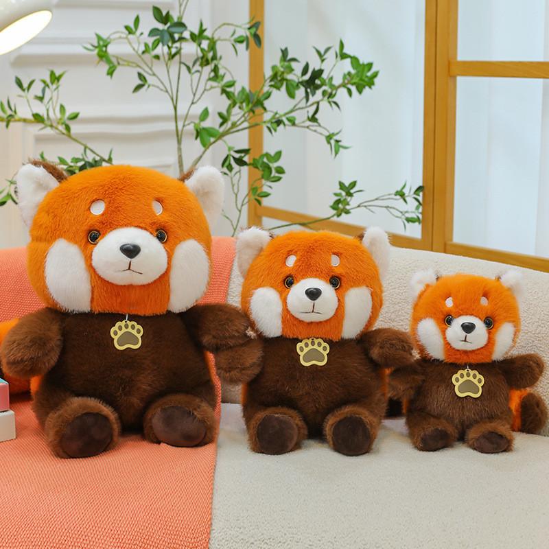 Toy Raccoon Plush Cartoon Child Bedroom Decoration Scene Dolls Animal Gifts