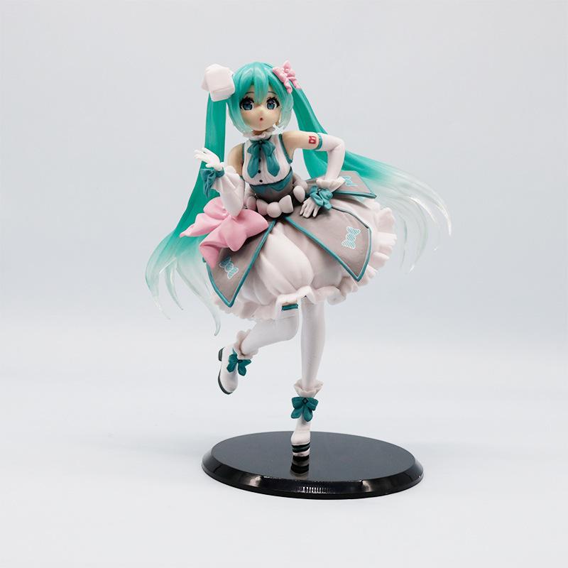Фигурки Kawaii Купальник Vocaloid ПВХ Коллекционная модель Игрушки Подарок Девочке