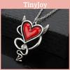 Современное подвесное ожерелье в форме сердца из сплава для молодежи и косплея