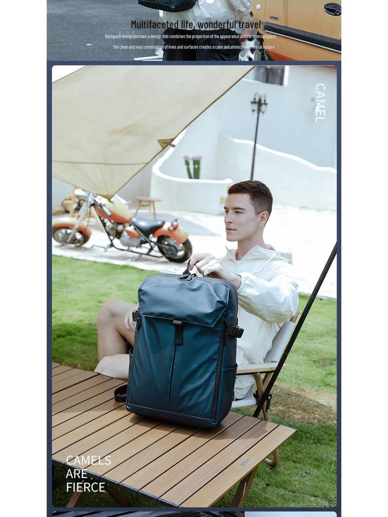 Men's High-End Large-Capacity Fashion Travel Backpack - Waterproof Laptop & Shoulder Bag