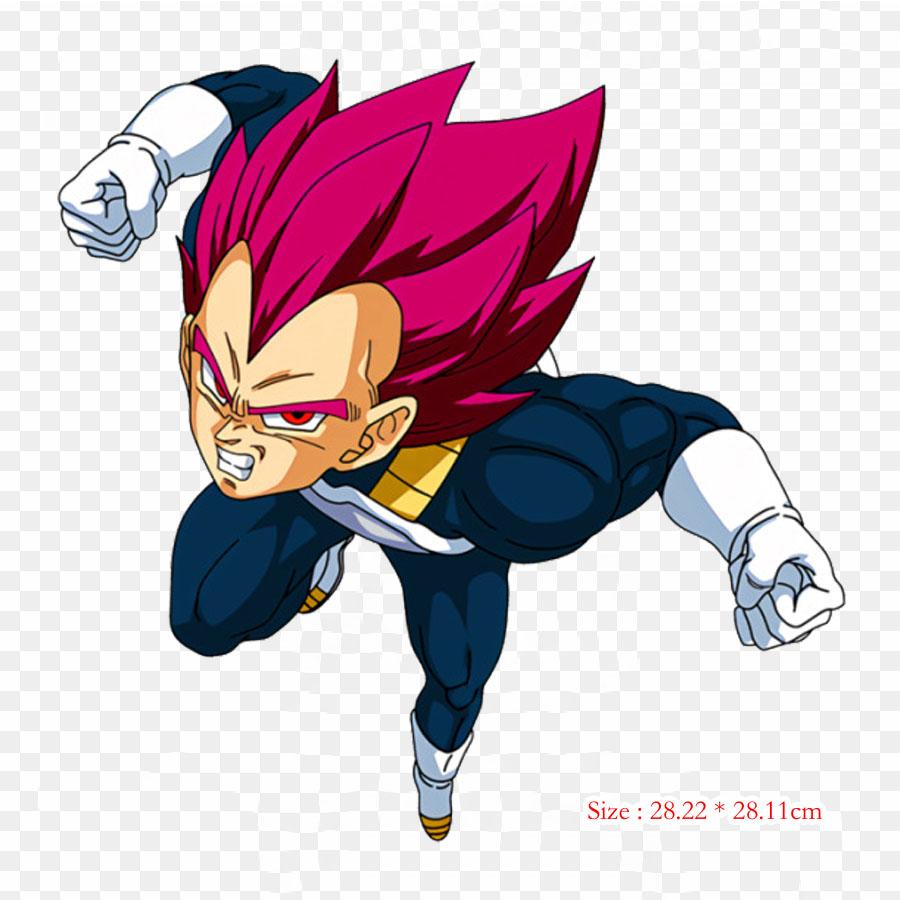 Patches For Clothes Bag Iron On Thermal Stickers Ssg Vegeta Dbs Broly Vegeta Broly Pattern Washable Heat Transfer