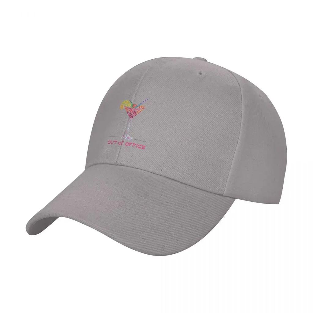 out of office  cocktail Baseball Cap hard hat Custom Cap Sunscreen Womens Beach Outlet  Unisexs