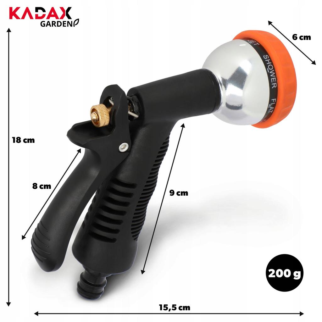 KADAX Wielofunkcyjny Pistolet Do Zraszania Podlewania