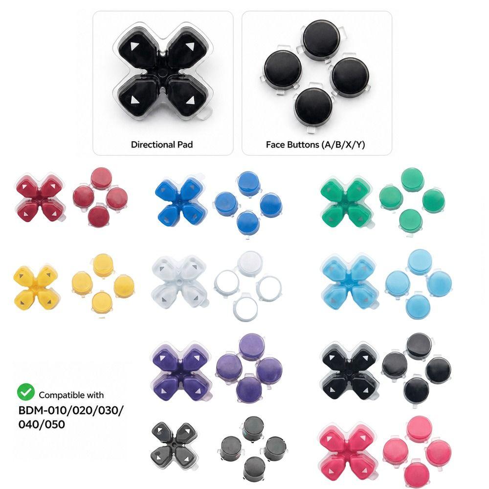Jelly Color Controller Replacement Buttons Kit for PS5 Controller Controller Customization