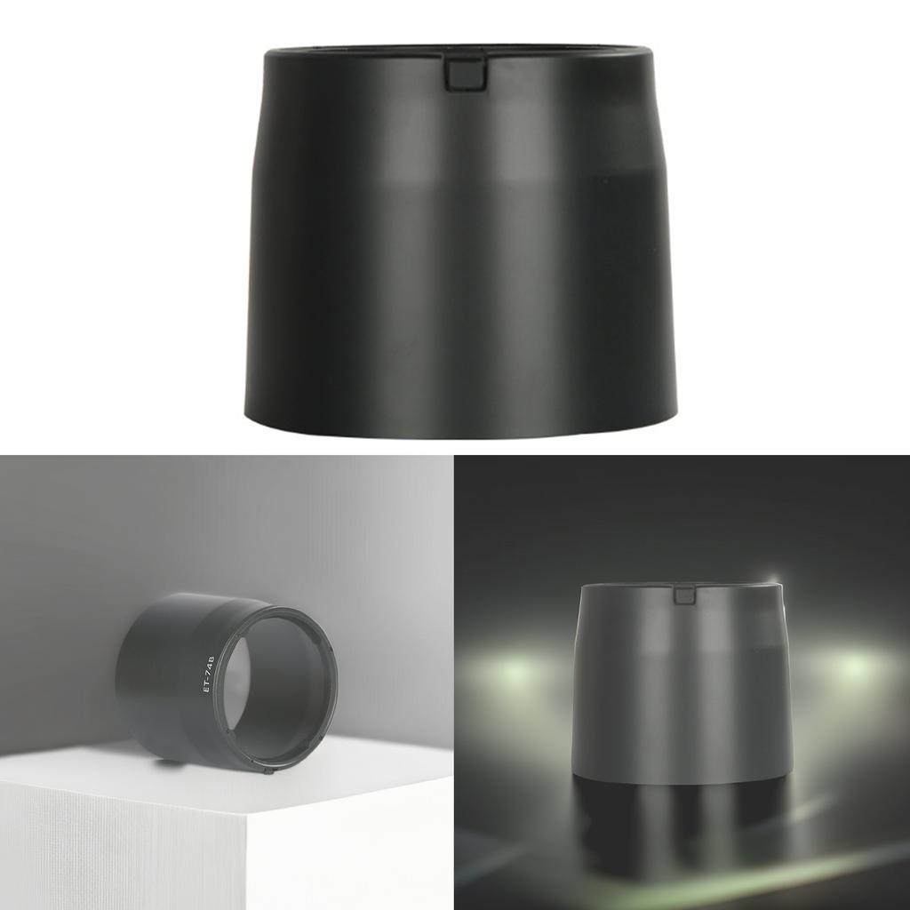 ET-74B Reversible Lens Hood for Canon RF 100-400mm F5.6-8 & EF 70-300mm F/4-5.6 Lens for Canon R RP Ra R5 R6 R3