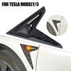 Car Side Camera Cover for Tesla Model 3 Y Thunder Fender Flanks Wing Blade Panel Spoiler Covers Protective Shell