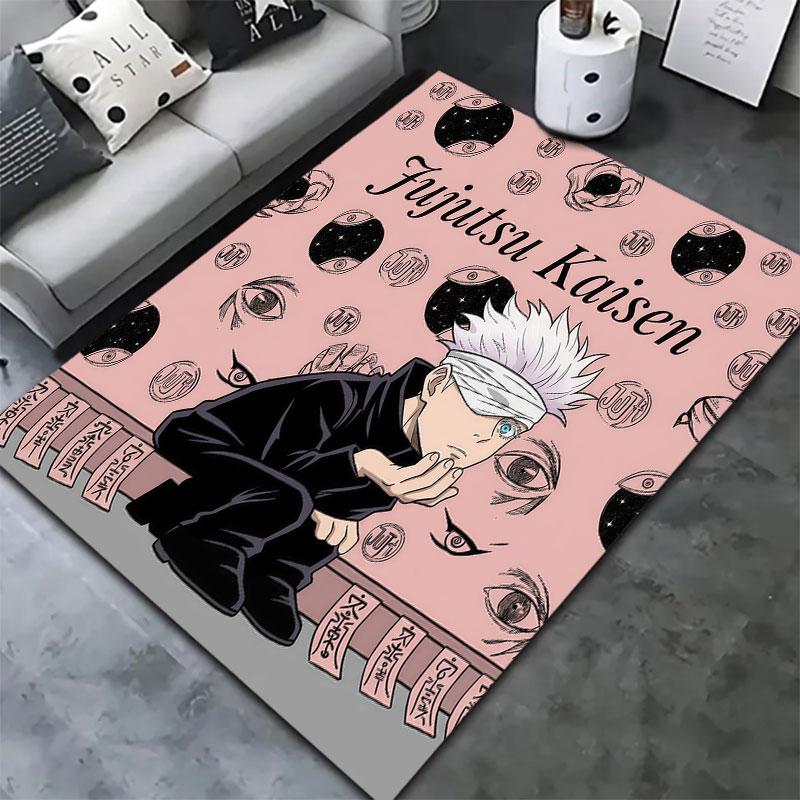 Jujutsu Kaisen Carpet Rug For Living Room Bedroom Home Sofa Decoration Kids Play Nonslip Floor Mat