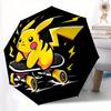 1 шт. Складной портативный зонт Пикачу с автоматическим открытием/закрытием и 8-реберной конструкцией для женщин/мужчин, для использования в любое время года a0901056