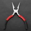 Double Color Handle Needle Nose Pliers Steel Construction Wire Cutter Pliers  Industrial Repairing