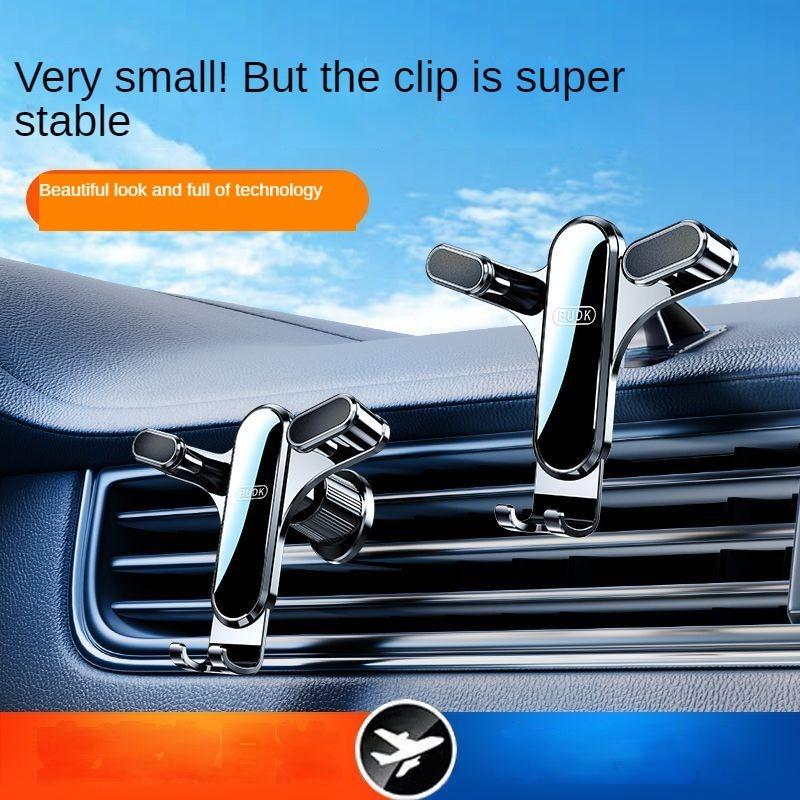 Автомобильный держатель для телефона, салонный воздухозаборник, навигационный кронштейн, автомобильный держатель для телефона, треугольный датчик силы тяжести, подставка для мобильного телефона (Тип крючка/Тип пасты)
