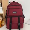 Школьный рюкзак для студентки колледжа, для старшеклассницы, бордовый рюкзак, для ученицы средней школы, для ученицы начальной школы