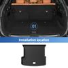 Smabee Left Drive for Xpeng G9 2022‑2026 TPE 3D Car Floor Mats Trunk Pad Backrest Liner All Weather Accessories Black