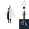 Премиальный костюм для косплея Demon Slayer Kimetsu No Yaiba Сабито Стильный дышащий наряд кимоно
