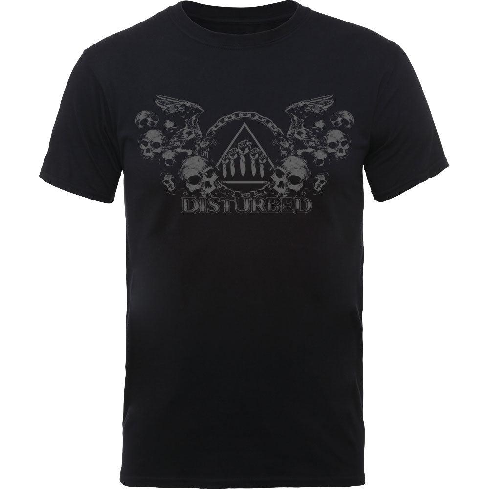 Fire Behind Disturbed Band T-Shirt Cotton Graphic Tee Unisex Women Summer Streetwear