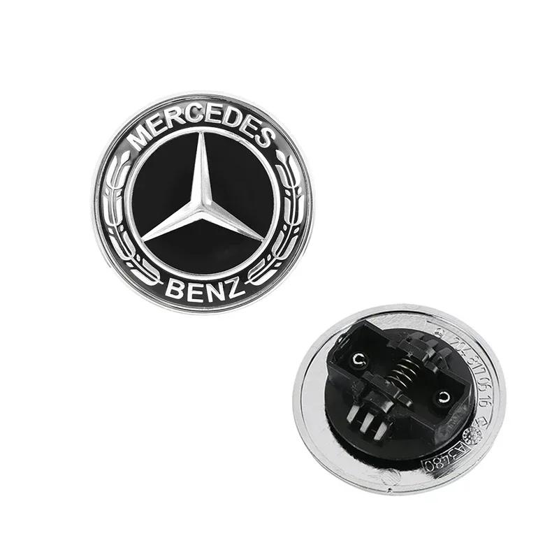 1 шт. 3D Плоская эмблема на капот автомобиля Передний ABS значок Логотип Для Mercedes Benz AMG W212 W213 W205 W177 W247 W176 CLS CLA CLK CLG GLS X253