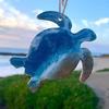 Подвесное украшение Ocean Vow для дома и офиса в помещении и на открытом воздухе, настенное искусство, акриловая черепаха, дельфин, осьминог, русалка, сердце любви, морское животное, подвесной орнамент, кулон