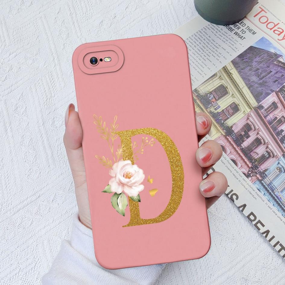 Для OPPO Realme C11 C12 C15 C33 C17 C35 C20 C30 Роскошный защитный квадратный жидкий силиконовый чехол из мягкого ТПУ с цветочными буквами для Realme Funda Coque, бампер