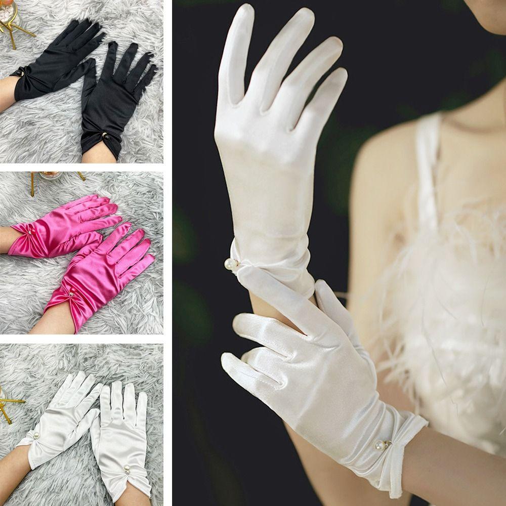 Аксессуары События Мероприятия Платье Свадебные Перчатки Невесты Перчатки для Вечеринки Длинные Варежки