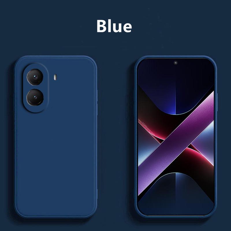 Чехол для Xiaomi Poco X7 Pro Чехол для Xiaomi Poco X7 Pro F7 G Защитный от падений цветной мягкий силиконовый чехол для телефона Чехол для Poco F7 G