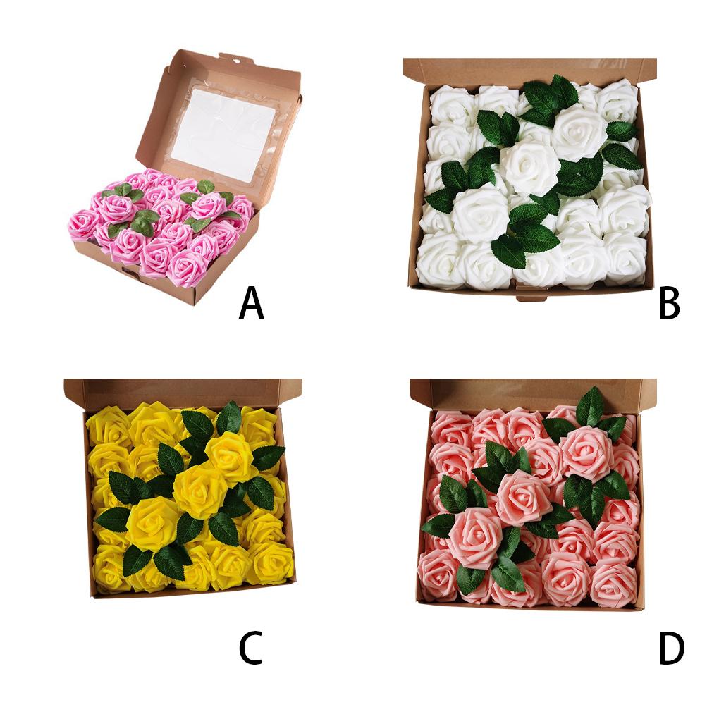 Искусственные цветы, имитация пенопластовых роз, свадебные букеты, центральные украшения для стола, вечеринка в честь рождения ребенка, гирлянда, украшение