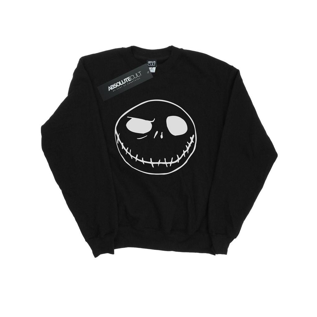 Disney Mens Nightmare Before Christmas Jack´s Big Face Sweatshirt