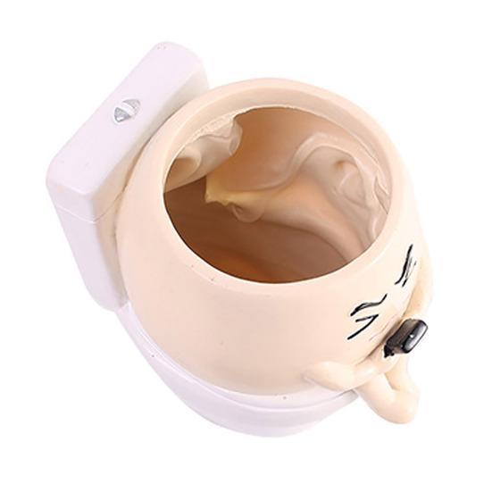 Горшок для растений Face Resin Buddy on Toilet Flowerpot Настольный декор для суккулентов