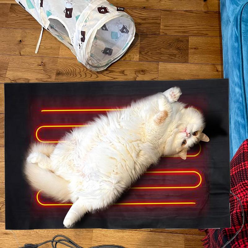 Грелка для рептилий и домашних животных с регулировкой температуры, греющая и согревающая ткань для собак, складная USB-грелка для питомцев на зиму