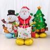 Санта-Клаус Рождественский стоячий воздушный шар Снеговик Украшение дома Рождественская вечеринка