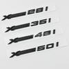 Full Black XDrive 20i 25i 28i 30i 35i 40i 50i 20d 30d 35d 40d 50d Fender Emblem Badge for X3 X4 X5 X6 X7 Car Trunk Sticker
