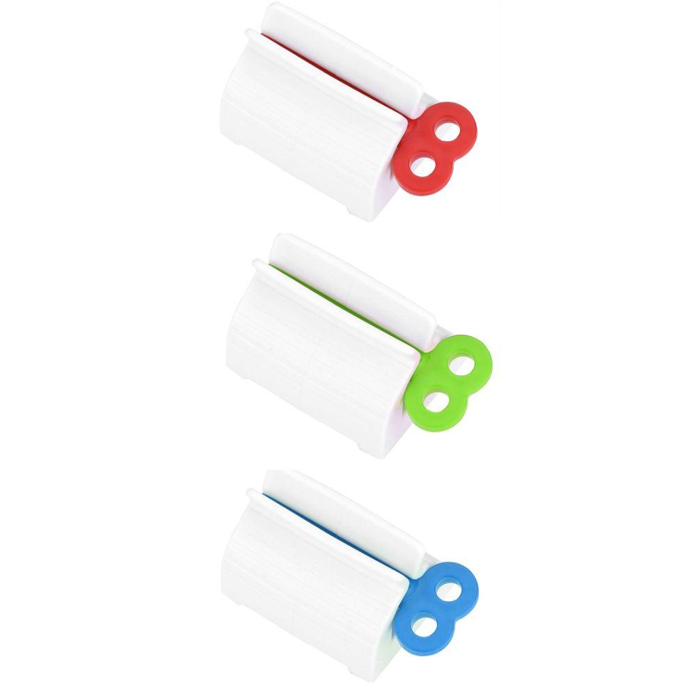 3 PCS Green Blue Red Tube Squeezer ABS Toothpaste Squeezer Convenient Toothpaste Dispenser Travel