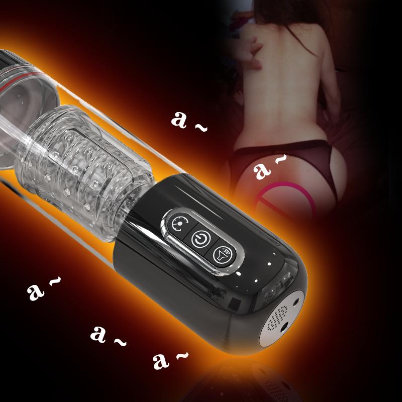 Новые Мужские Секс-Игрушки Умные Сосальные Телескопические Вращающиеся Чашки Для Мастурбации 5D Чувственные Большие Частицы Влагалище Сосание Карманные Товары Для Орального Секса Для Взрослых