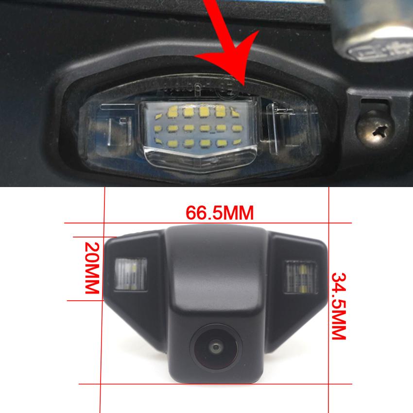 Автомобильная камера заднего вида для Honda Accord Inspire Spirior 2003 2004 2005 2006 2007 2008 ночное видение парковочная задняя камера водонепроницаемая