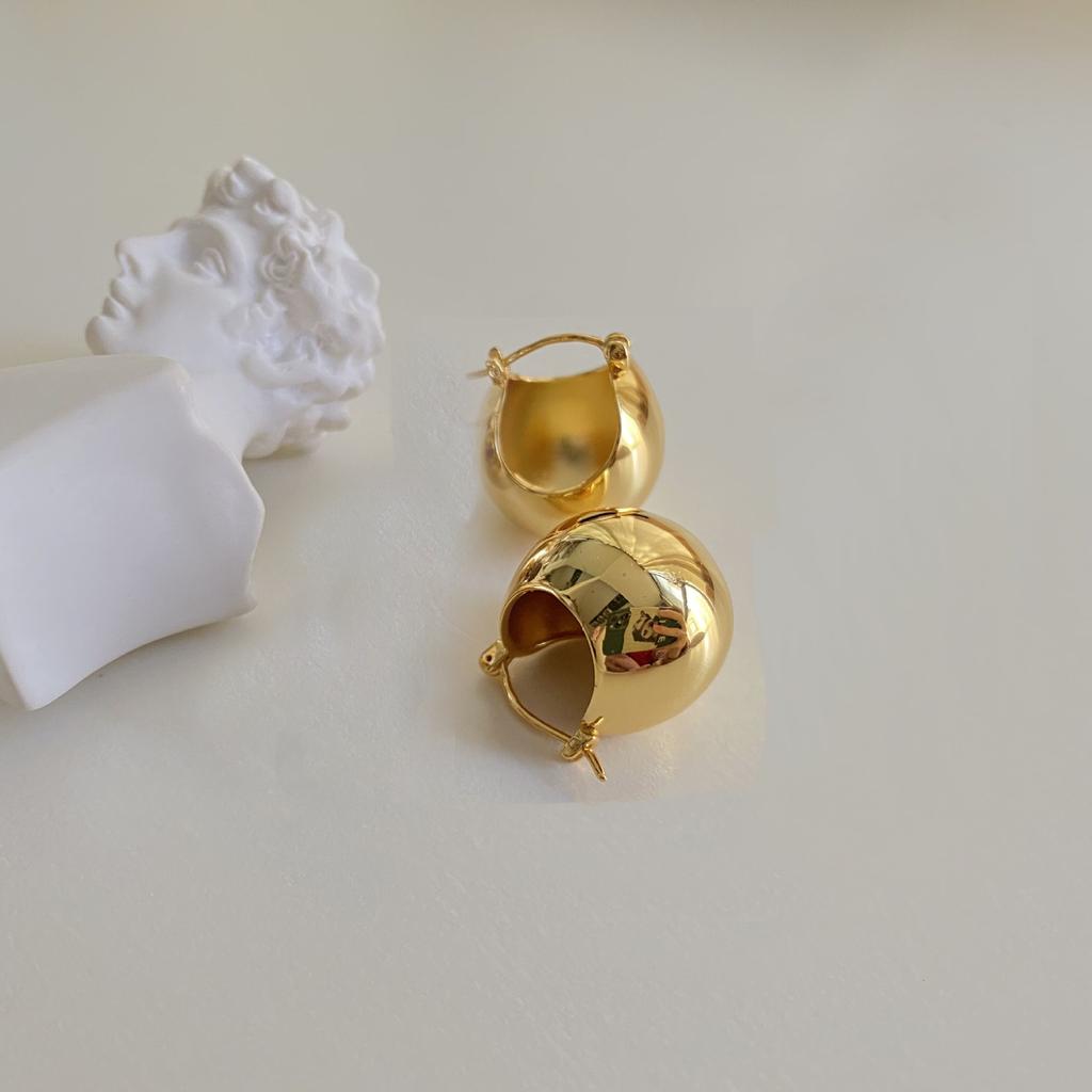 Женские серьги GemChic, модные серьги-гвоздики из цинкового сплава, круглые серьги-подвески, серьги-подвески, серьги на день рождения, рождественские украшения в подарок
