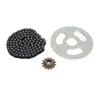 T8F 13T Front Sprocket T8F Drive Chain 116 Links T8F 44T 3 Hole Rear Chain Sprocket Kit for ATV