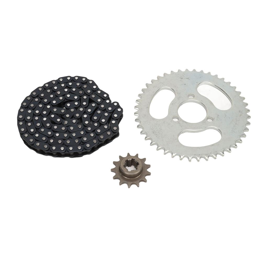 T8F 13T Front Sprocket T8F Drive Chain 116 Links T8F 44T 3 Hole Rear Chain Sprocket Kit for ATV