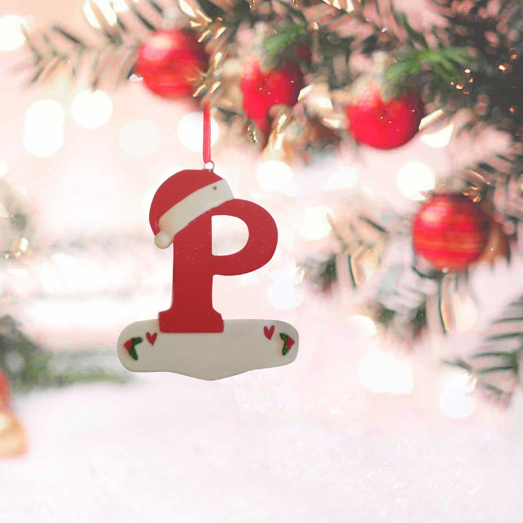 Рождественское украшение подвеска персонализированные рождественские украшения из 26 букв своими руками подвесное украшение на рождественскую елку новый год 2024