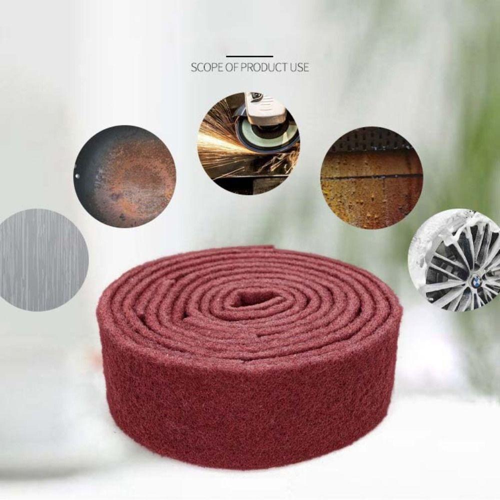 Удаление ржавчины Эмери Губка для чистки Шлифовальный Эмери Скраббер Высококачественная Нейлоновая Чистящая Ткань Дом