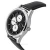 Armani Exchange Многофункциональные кварцевые мужские часы с кожаным ремешком и черным циферблатом AX1872