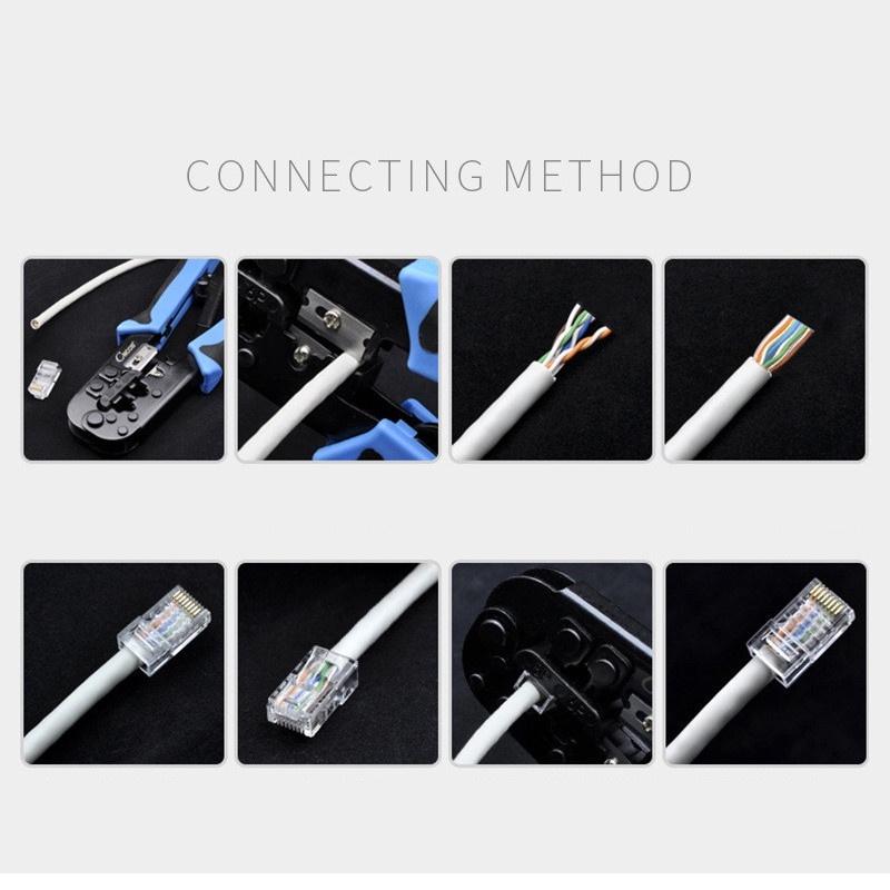 2 шт. Сетевой соединительный кабель кристаллический разъем RJ45 CAT 5