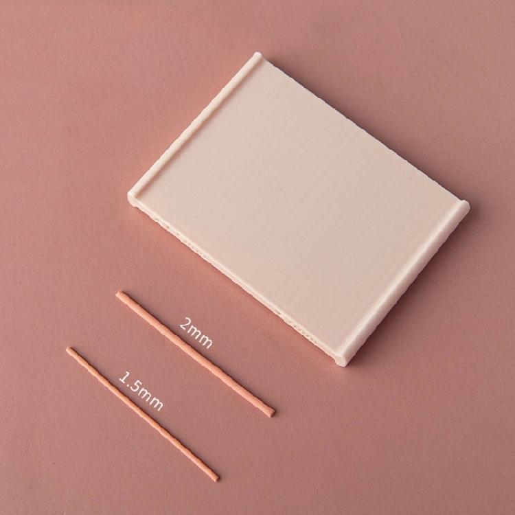 Ergonomic Polymer Clay Flattening Device With Interchangeable Height Settings Ideal For Crafters Designing Unique Clay Accessories