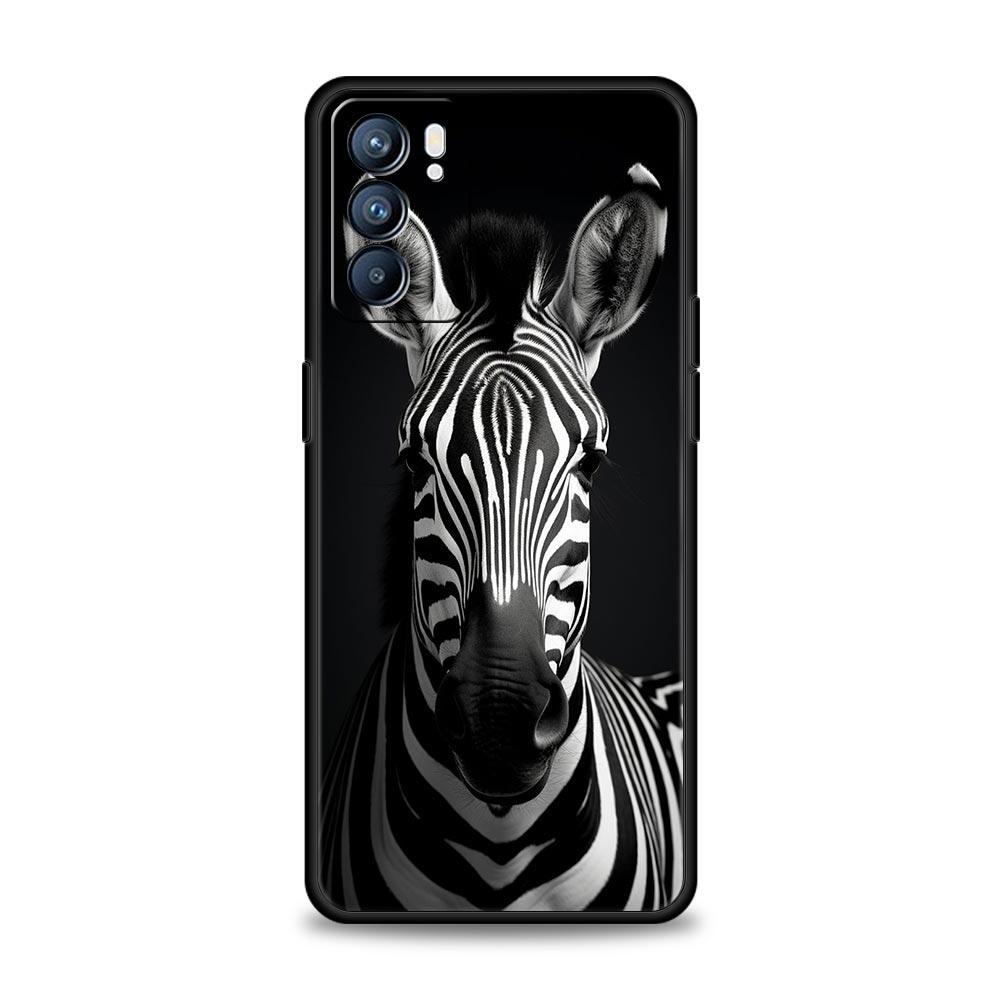 Чехол Для Oppo A54 A53 A52 A9 A15 A95 A17 A16 A76 A74 A57 Find X6 X5 Reno8 Reno7 Reno6 Pro 5G Обложка Девушка с скачущей лошадью Рисунок