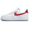 Air Force 1 Low Satin - Белые красные женские кроссовки для спортзала DX6541-100