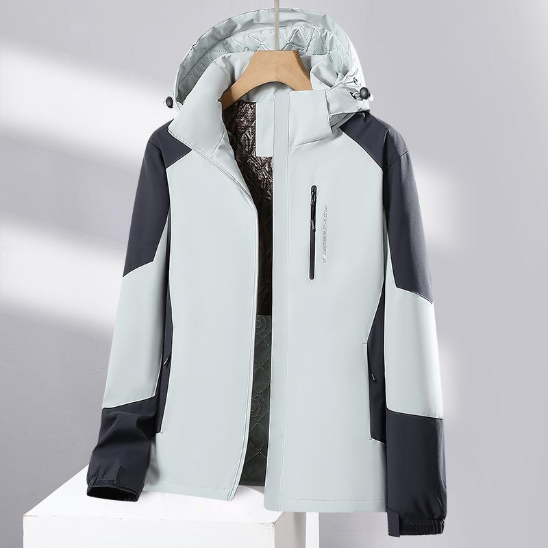 Мужская куртка Cozy Up с капюшоном, подходящая по цвету, теплая и легкая из графенового хлопка