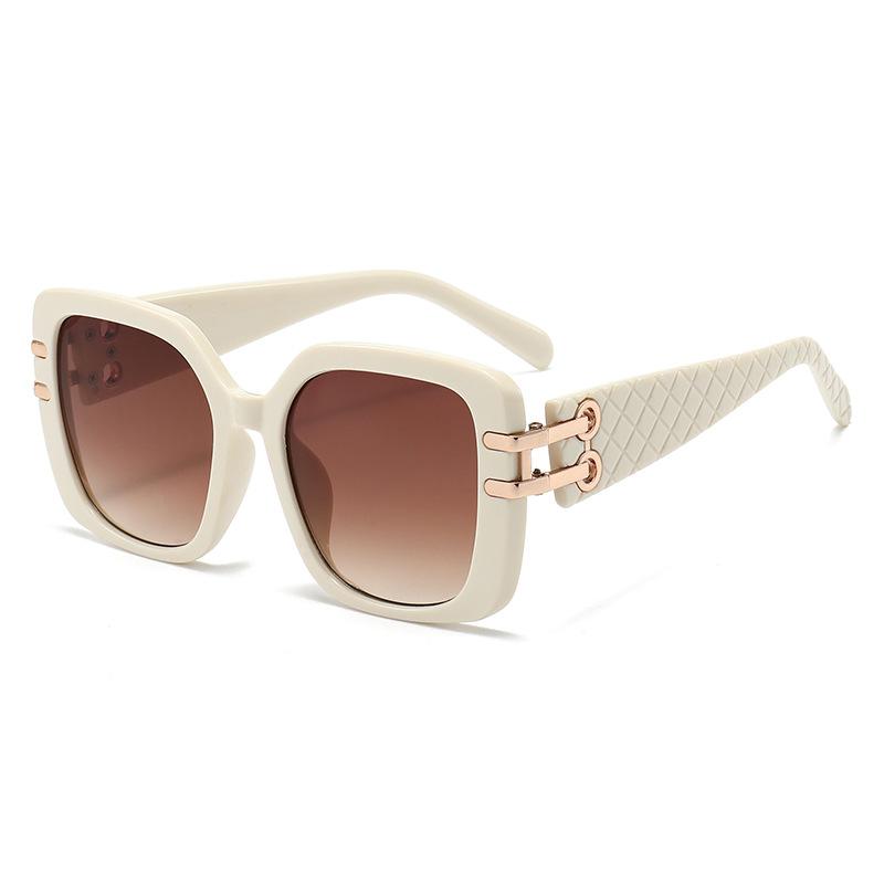 New European and American square large-frame sunglasses women's high-end fashion Sunglasses street shooting tide